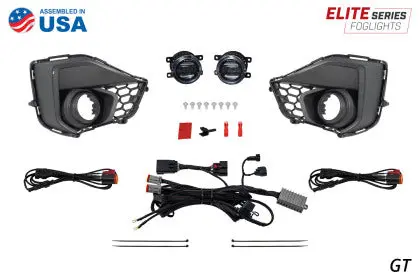 Diode Dynamics Elite Series Add-On Fog Lamp Kit For 2024-2025 Ford Mustang 1