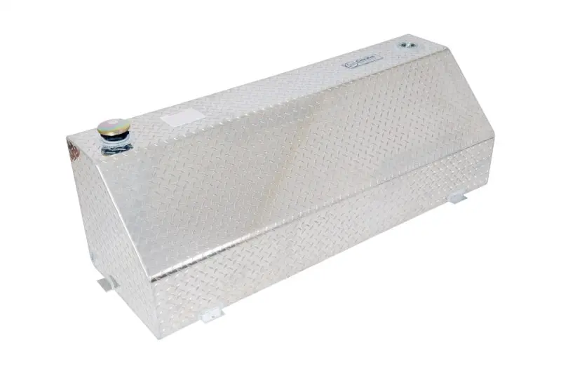 Deezee Universal Tanks - Wedge Rectangle Brite-Tread Aluminum 1
