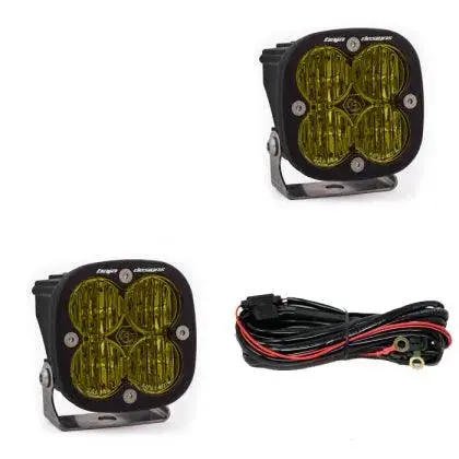 Baja Designs Squadron Sae Led Auxiliary Light Pod Pair - Amber 1