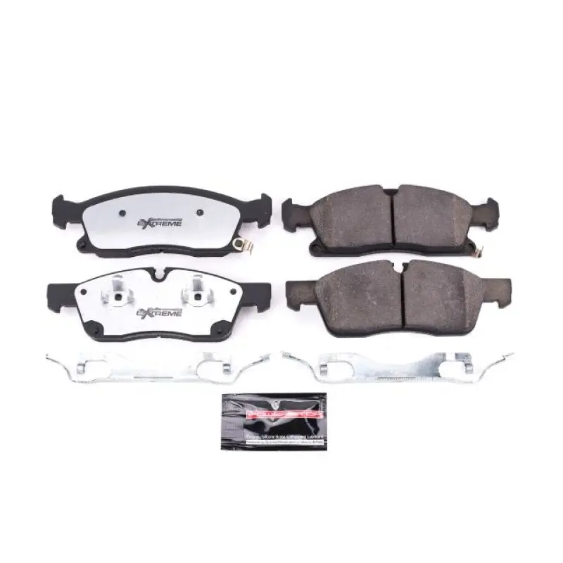 Power Stop 2017 Dodge Durango Front Z36 Truck & Tow Brake Pads W/Hardware 1
