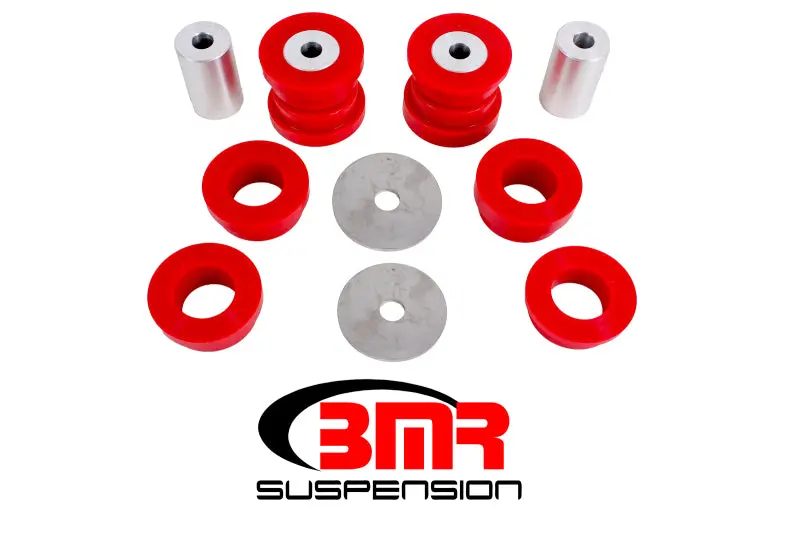 Bmr 15-17 S550 Mustang Rear Cradle Bushing Kit (Polyurethane) - Red 1