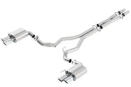Borla 2018-2023 Ford Mustang Gt 5.0L At/Mt (W/O Valves) Atak 3In Cat-Back Exhaust W/Polished Tips 1