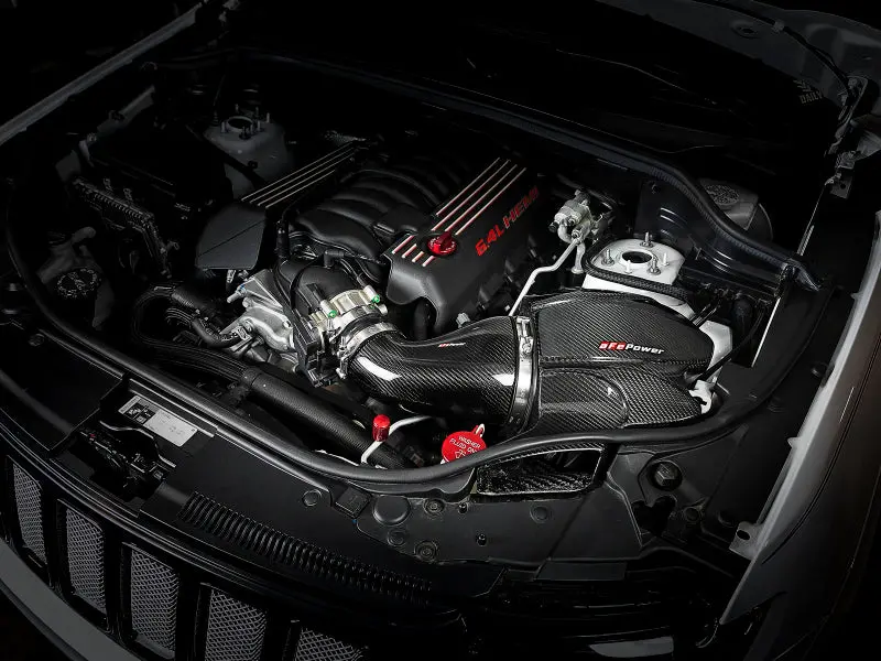 Afe Momentum Carbon Fiber Cais W/ Pro Dry S Filter 12-19 Jeep Grand Cherokee Srt8 (Wk2) V8-6.4L 2