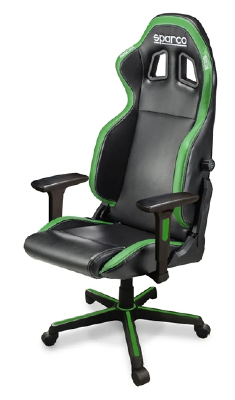 Sparco Game Chair Icon Blk/Grn 1