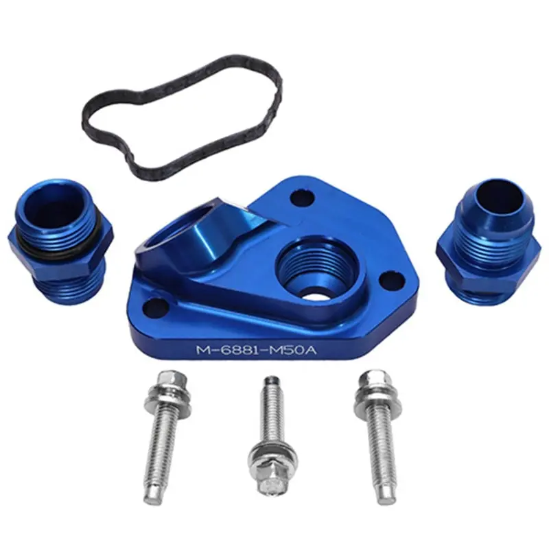 Ford Racing 2015 Coyote 5.0L Oil Line Adaptor 2