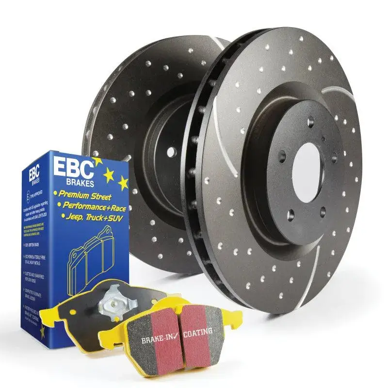 Ebc 11+ Jeep Grand Cherokee 6.4 Srt-8 Gd Sport W/ Yellow Stuff Pads Rear 1