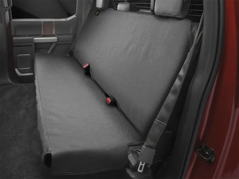Weathertech Seat Protector (Seat Width 60In. / Depth 19In. / Back Height 23In.) - Black 1
