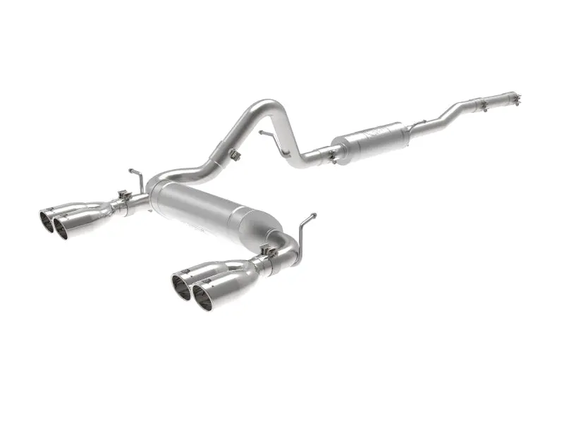 Afe Vulcan Series 2.5In 304Ss Cat-Back Exhaust 07-18 Jeep Wrangler (Jk) V6-3.6/3.8L W/ Polished Tips 1