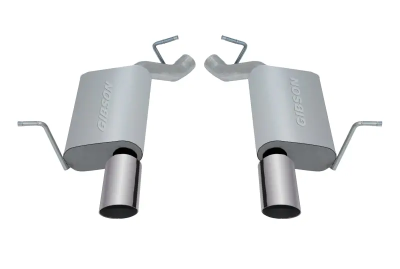 Gibson 11-18 Jeep Grand Cherokee Laredo 3.6L 2.25In Axle-Back Dual Exhaust - Aluminized 1