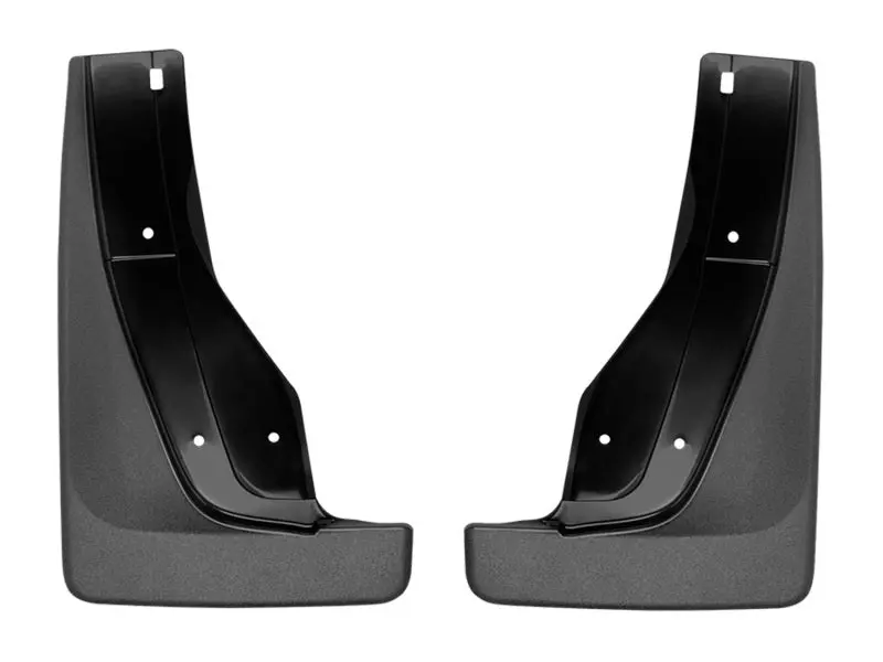 Weathertech 11-21 Dodge Durango Rear No Drill Mudflaps - Black 1