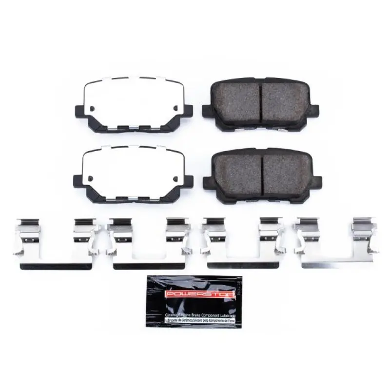 Power Stop 14-19 Dodge Charger Rear Z26 Extreme Street Brake Pads W/Hardware 1