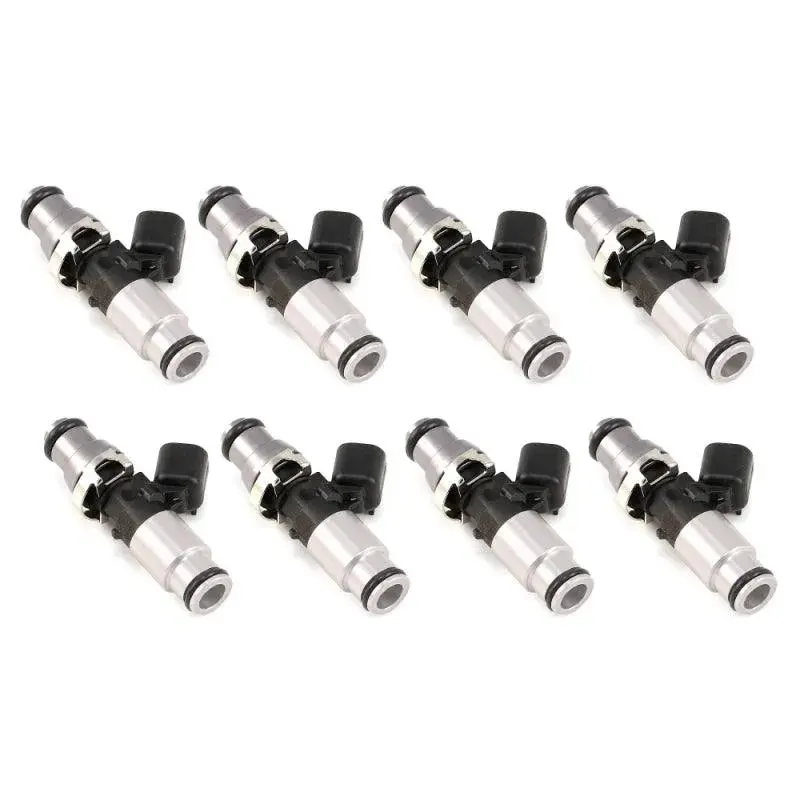 Injector Dynamics 1340Cc Injector  Hemi 5.7/6.4/6.1L - 60Mm Length - 14Mm Grey Top - Blue Bottom Adaptor (Set Of 8) 1