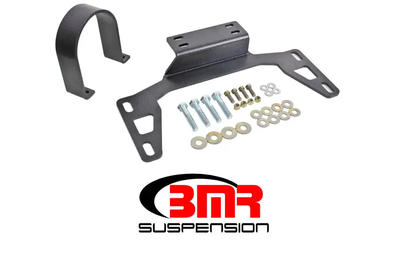 Bmr 11-14 S197 Mustang Front Driveshaft Safety Loop - Black Hammertone 1