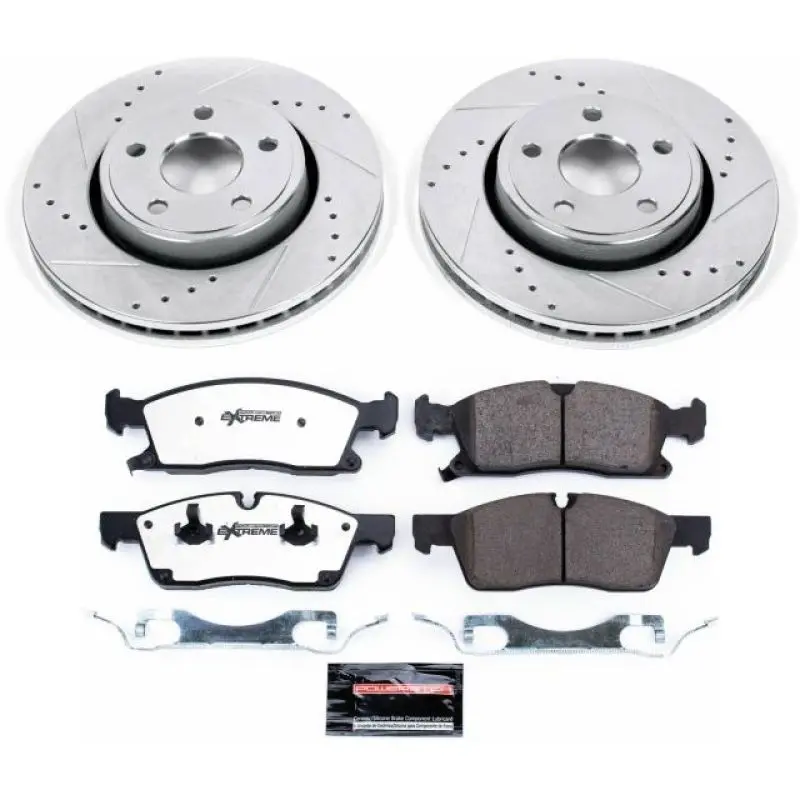 Power Stop 11-19 Dodge Durango Front Z36 Truck & Tow Brake Kit 1