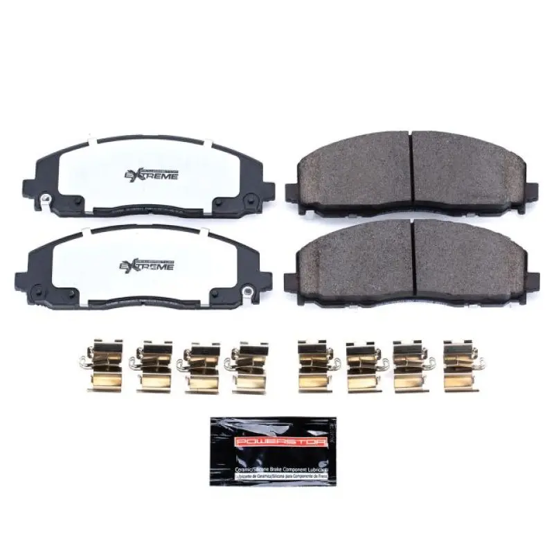 Power Stop 17-19 Chrysler Pacifica Front Z36 Truck & Tow Brake Pads W/Hardware 1