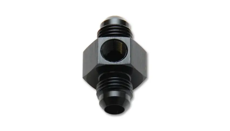 Vibrant -8An Male Union Adapter Fitting W/ 1/8In Npt Port 2