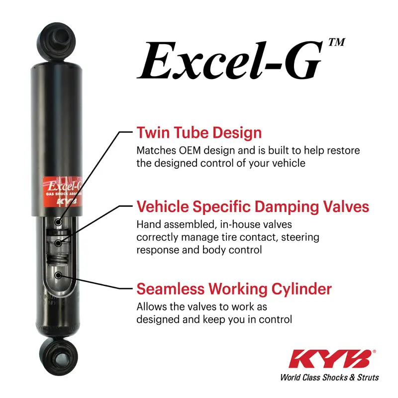 Kyb 19-25 Ram 1500 (New Body Style) (W/O Heavy Duty Susp.) (Ex. Rebel & Trx) Excel-G Front Gas Strut 2