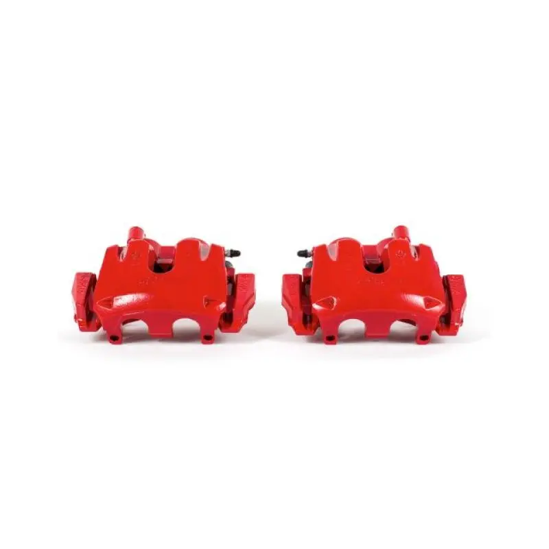 Power Stop 11-17 Dodge Durango Front Red Calipers W/Brackets - Pair 1