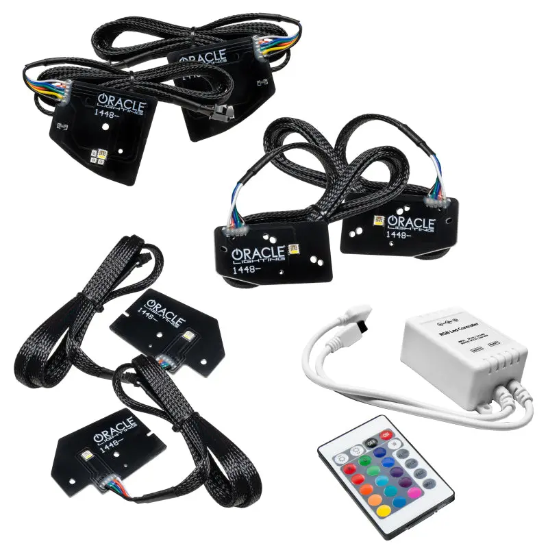 Oracle 19-21 Ram 1500 Headlight Drl Kit Projector Led - Rgbw+A W/ Simple Controller 1