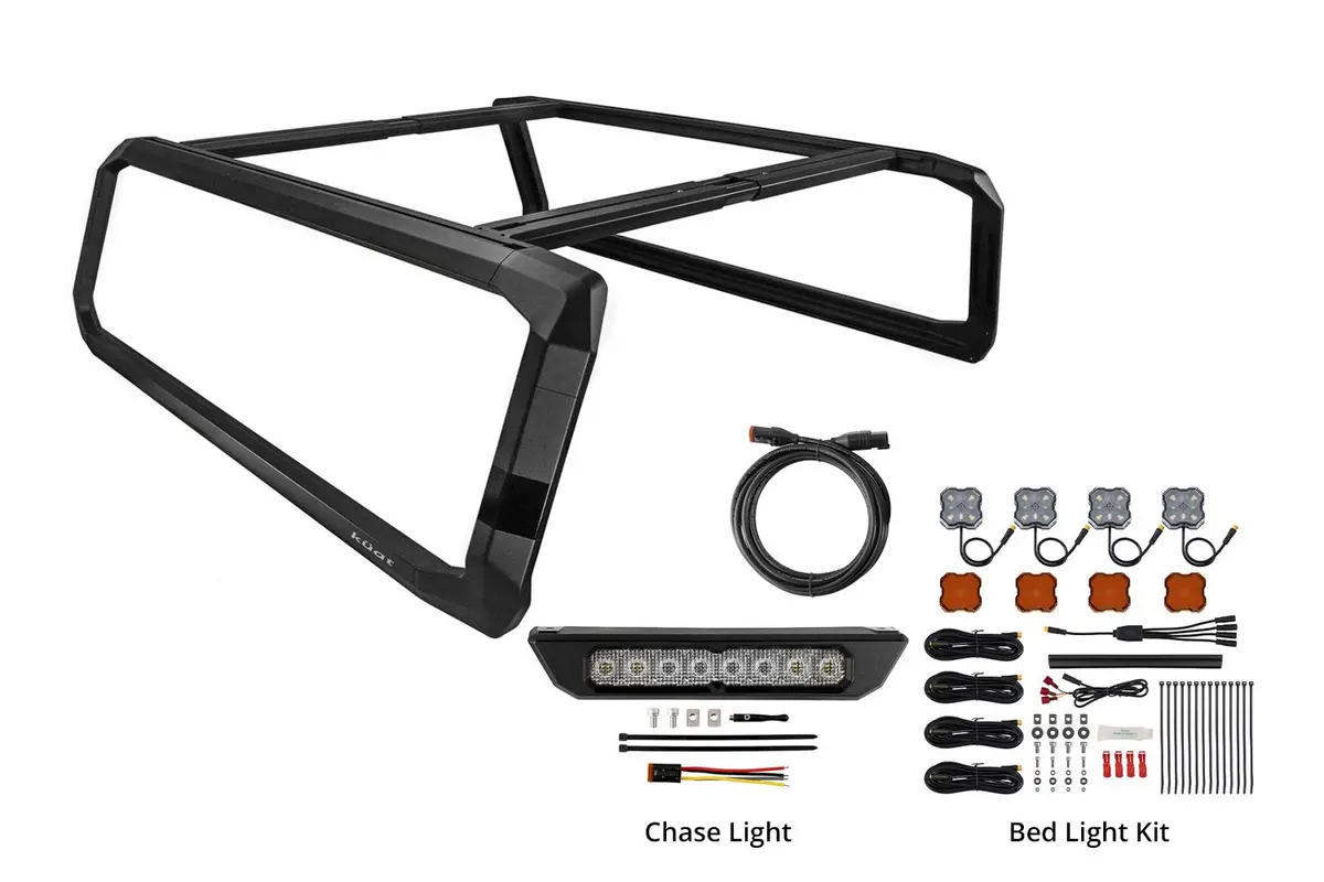 Diode Dynamics Kuat Ibex Bed Rack Kit For 2009-2026 Ram 1500 1