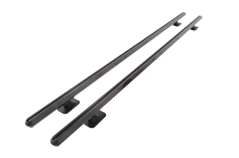 Deezee 2003-23 Dodge/Ram Ram Hex Series Side Rails - Gloss Black 8Ft Bed 1