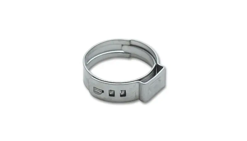 Vibrant One Ear Stepless Pinch Clamps 9.4-11.9Mm Clamping Range (Pack Of 10) Ss 7Mm Band Width 2