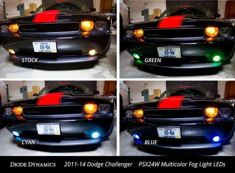 Diode Dynamics Multicolor Fog Light Leds For 2011-2014 Dodge Challenger 1