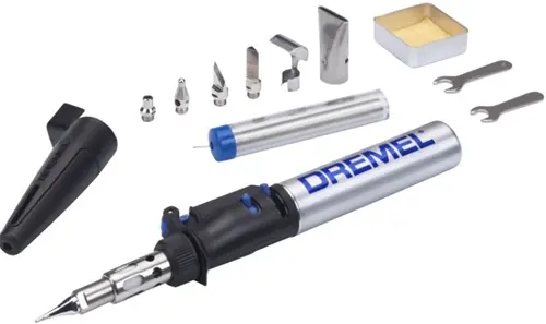 Dremel Compact Gereedschap-Systeem 2000Kf (Model 2000-7 Creative, Versatip + Soldeertip + Pyrografietip + Snijmes + Warmsnijmes + Grote Brander - F0132000kf 1