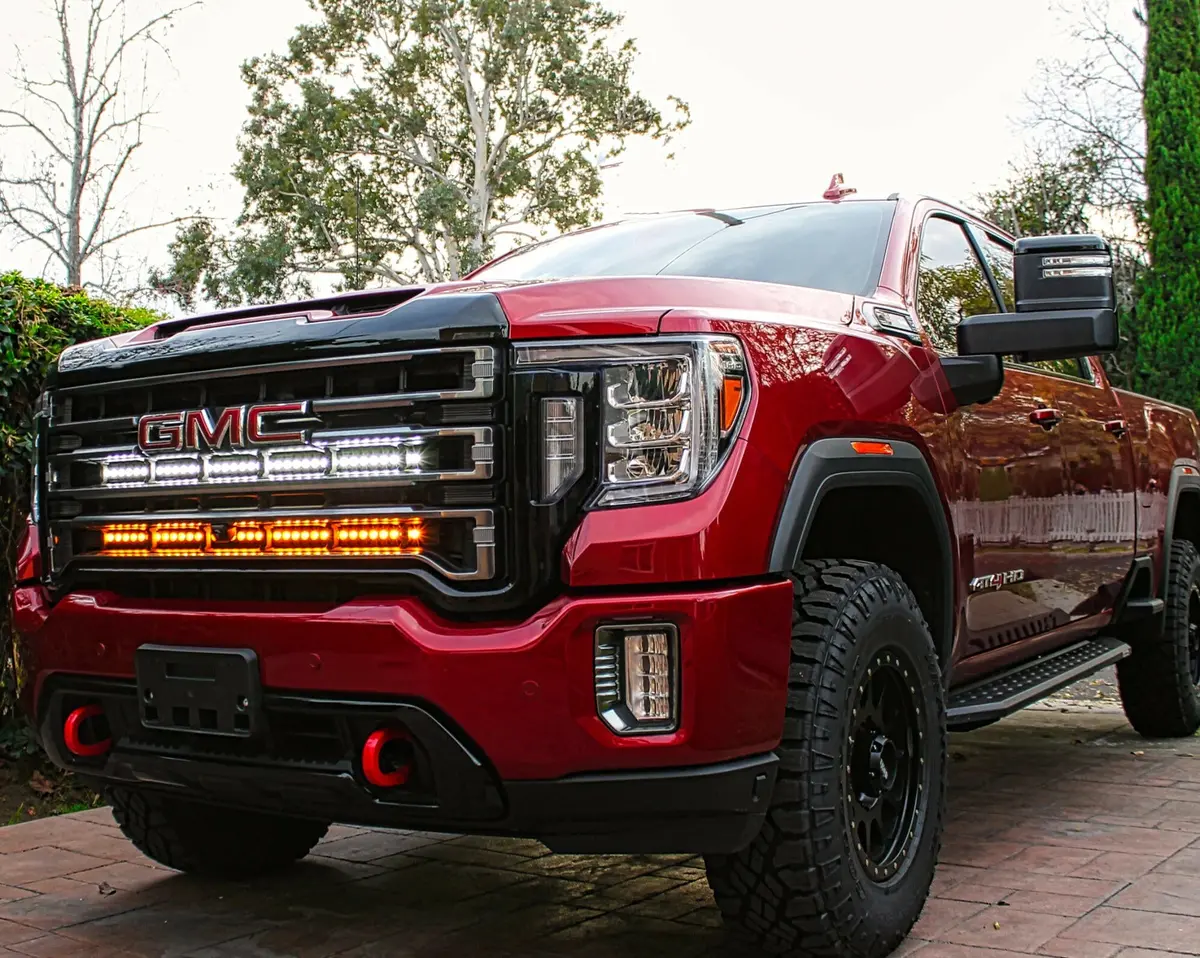 2020+ Gmc Sierra 2500/3500Hd Dual 40S Light Bars 1
