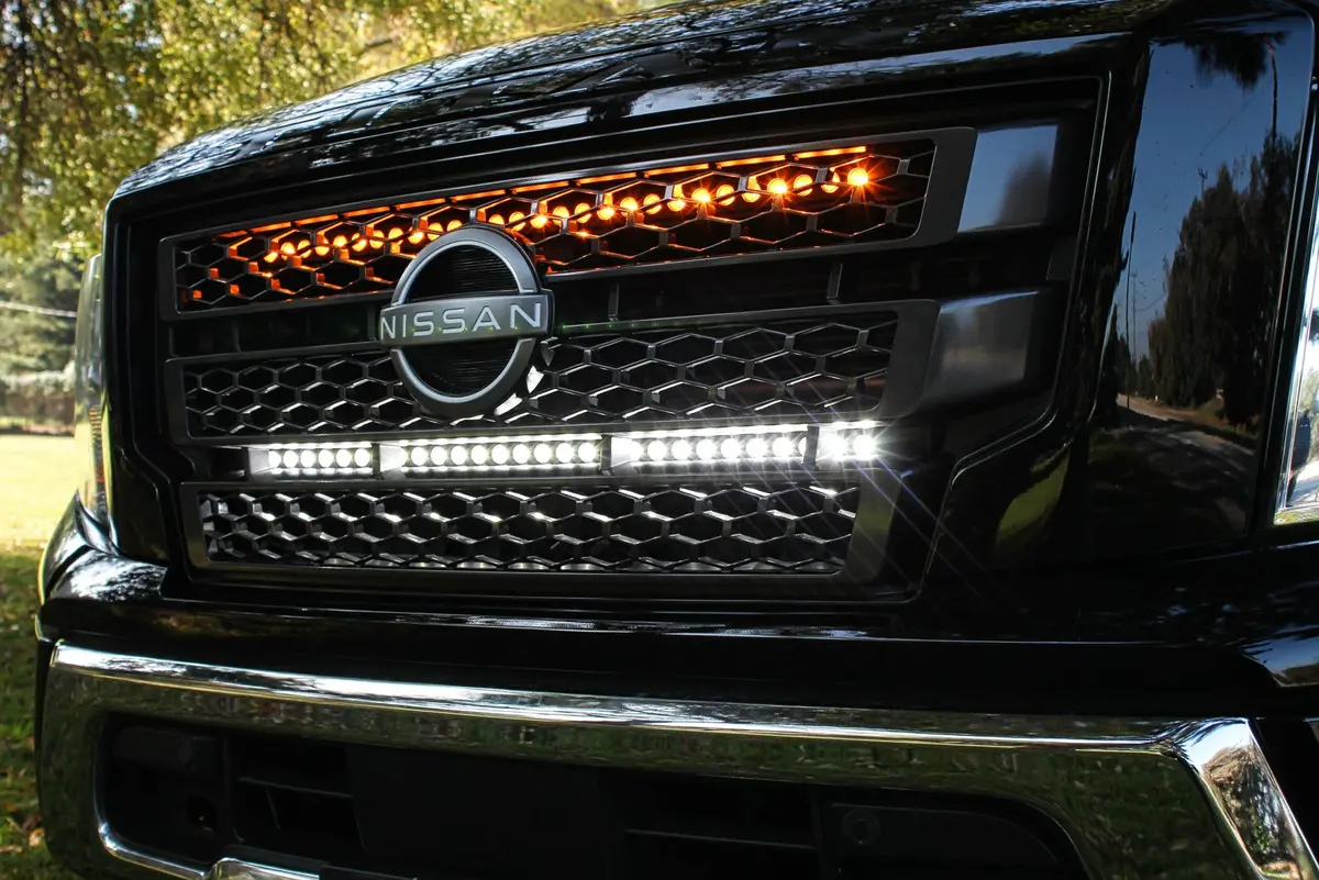 2017+ Nissan Titan Dual 30S Light Bars 2