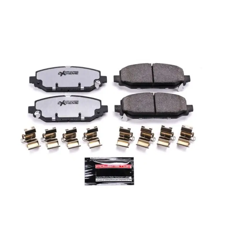 Power Stop 18-19 Jeep Wrangler Rear Z36 Truck & Tow Brake Pads W/Hardware 1