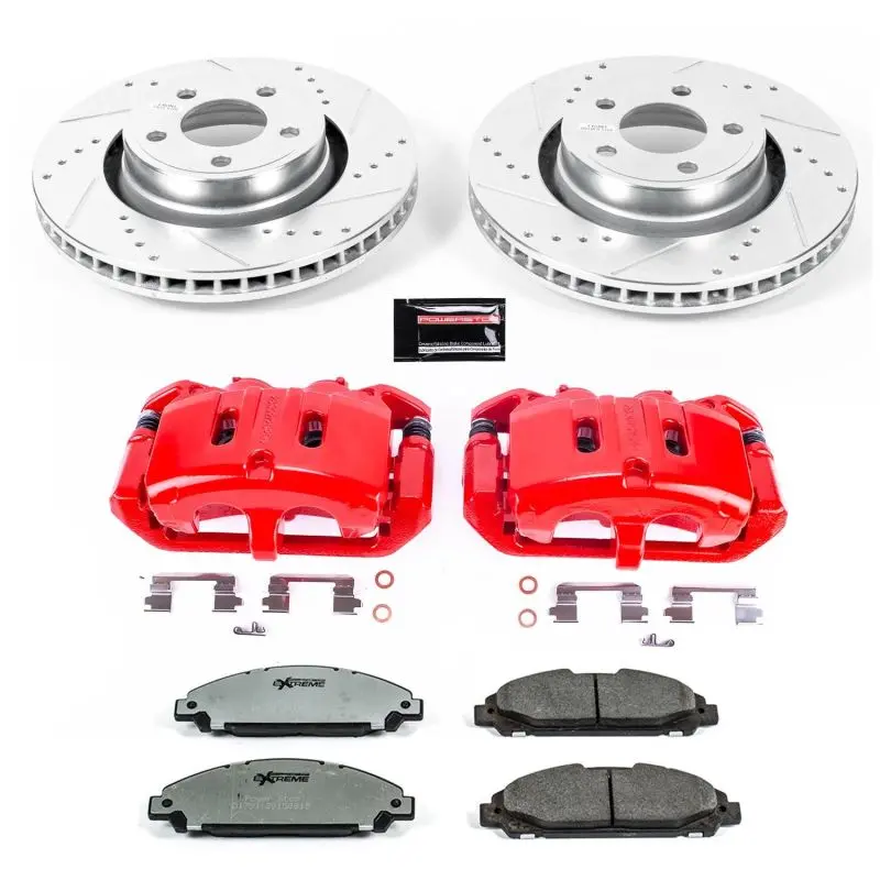 Power Stop 15-20 Ford Mustang Front Z26 Street Kit W/Cals 1