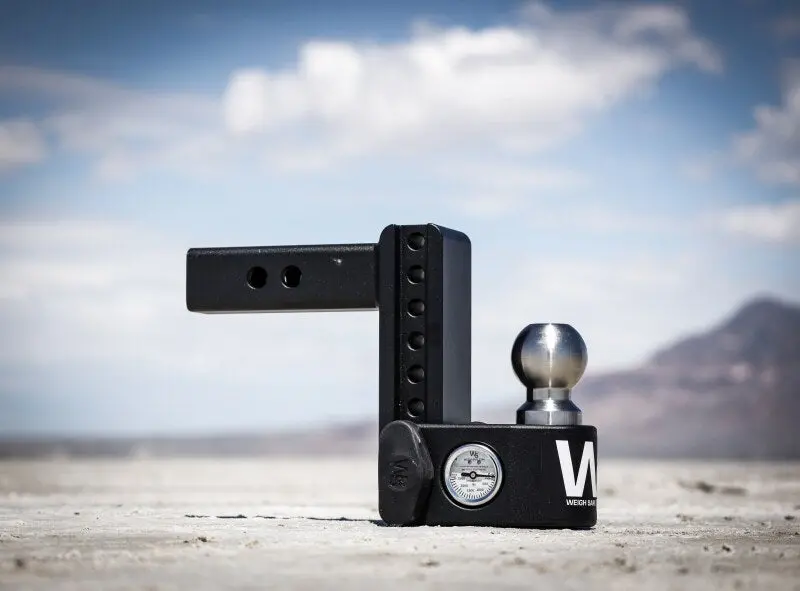 Weigh Safe 8In Drop Hitch W/Built-In Scale & 2.5In Shank (10K/22K Gtwr) W/Ws05 - Steel 1