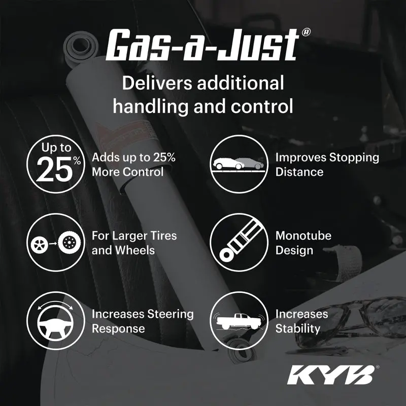 Kyb 11-22 Dodge Durango / 11-21 Jeep Grand Cherokee (W/ Eco Suspension) Gas-A-Just Gas Shock - Rear 2