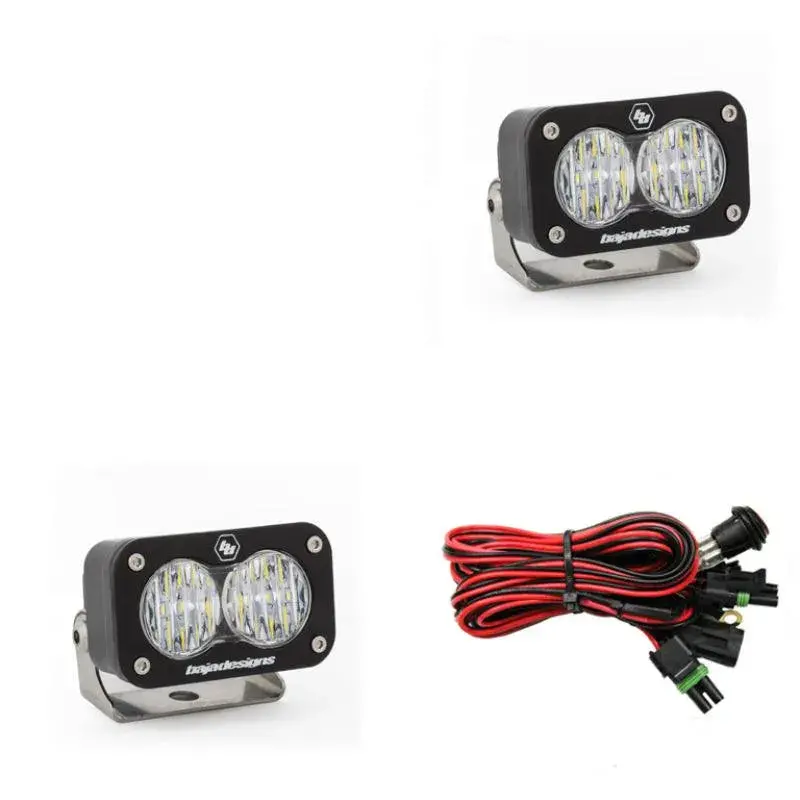 Baja Designs S2 Sport Wide Cornering Pattern Pair Led Work Light - Clear. 1