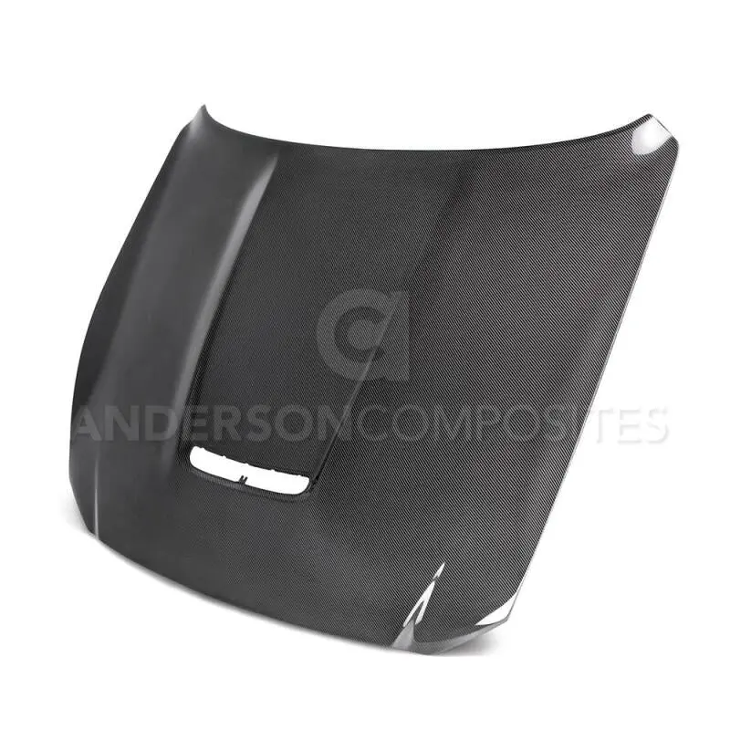 Anderson Composites 2015-2017 Ford Mustang Shelby Gt350 Double Sided Carbon Fiber Hood 1