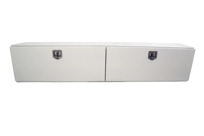 Deezee Universal Tool Box - Specialty 96In Topsider White Bt Alum 1