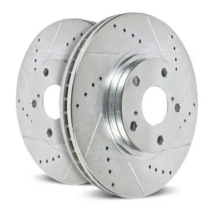 Powerstop 2021-2026 Ram, Rho & Trx Front Drilled & Slotted Rotor - Pair 1