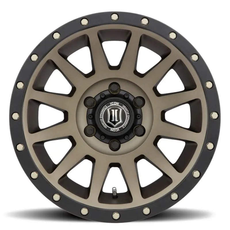 Icon Compression 18X9 6X5.5 0Mm Offset 5In Bs Bronze Wheel 2