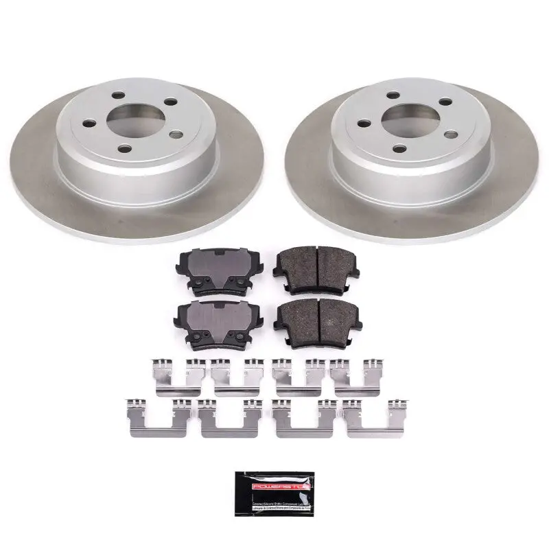 Power Stop 05-08 Dodge Magnum Rear Semi-Coated Rotor Kit 1