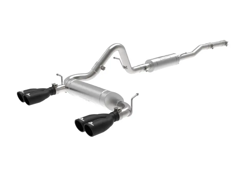 Afe Vulcan Series 2.5In 304Ss Cat-Back Exhaust 07-18 Jeep Wrangler (Jk) V6-3.6/3.8L W/ Black Tips 1