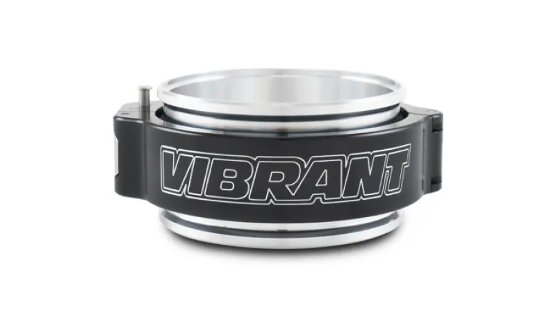 Vibrant 3.5In O.D. Aluminized Hd 2.0 Clamp Assembly - Anodized Black 1