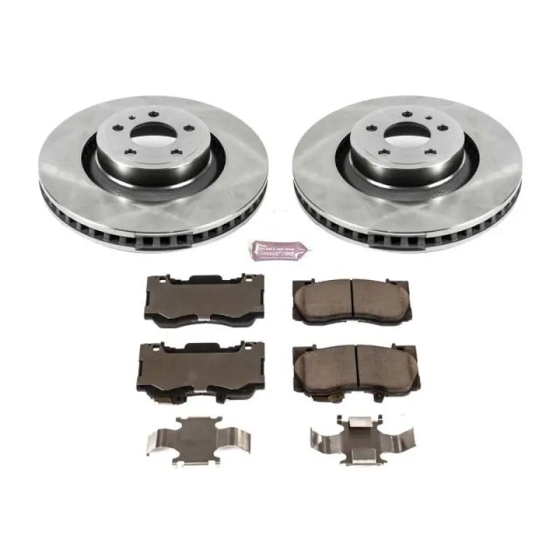 Power Stop 15-19 Ford Mustang Front Autospecialty Brake Kit 1