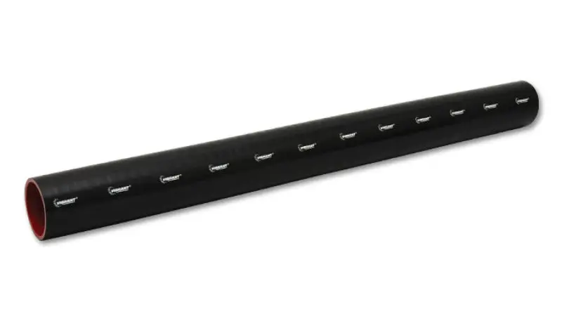 Vibrant 4 Ply Reinforced Silicone Straight Hose Coupling - 2.25In I.D. X 36In Long (Black) 2