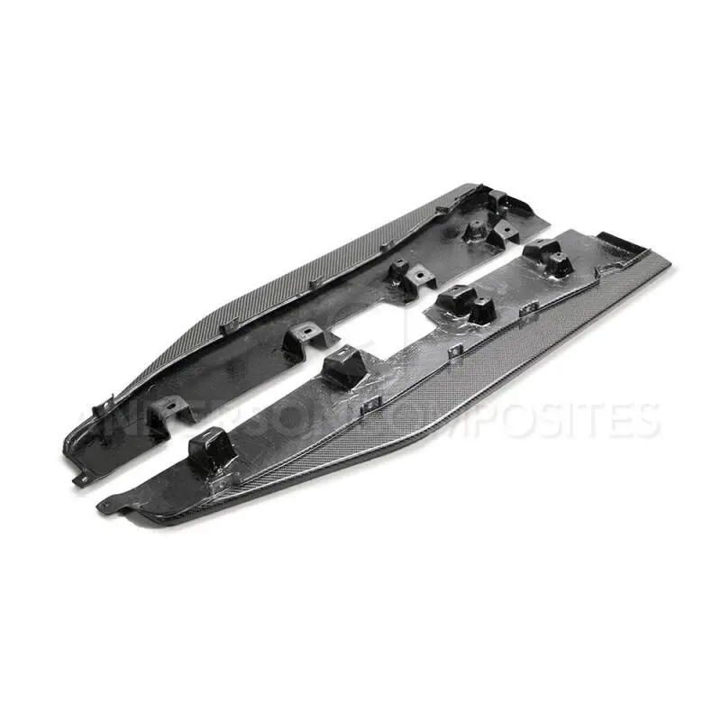 Anderson Composites 2020 Ford Mustang/Shelby Gt500 Carbon Fiber Side Splitters 1