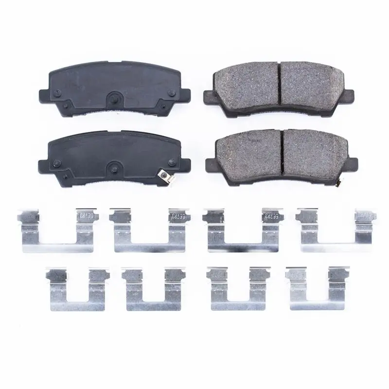 Power Stop 15-19 Ford Mustang Rear Z17 Evolution Ceramic Brake Pads W/Hardware 1