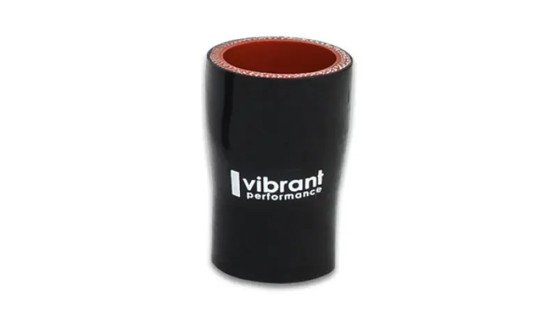 Vibrant Silicone Reducer Coupler 1.50In Id X 1.125In Id X 3.00In Long - Black 1