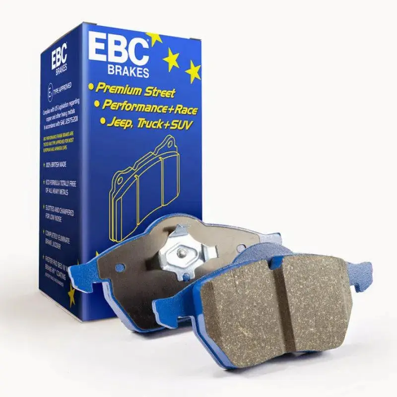 Ebc "Blue Stuff" Track Rear Brake Pads 16-21 Dodge Charger/Challenger Hellcat/Scatpack 1