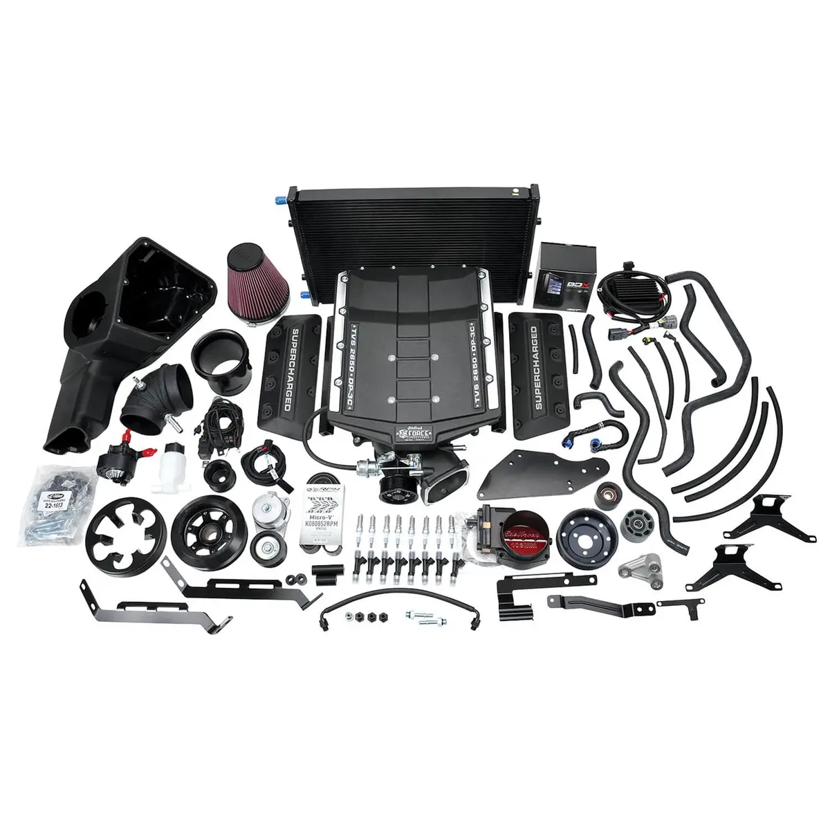 Edelbrock 15388 E-Force Tvs2650 Supercharger System – Mustang Track Tuned 1