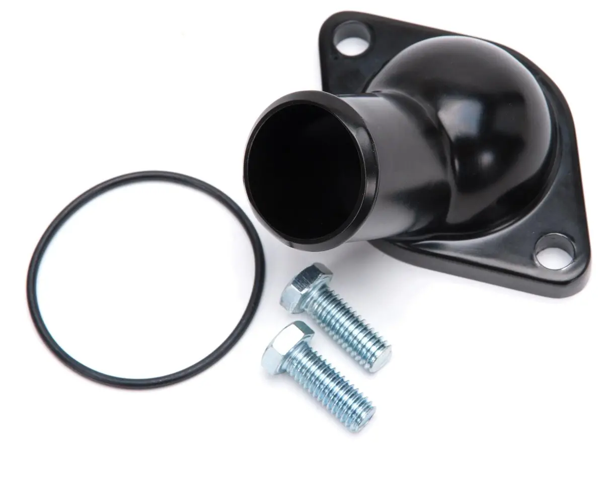 Edelbrock 48093 Water Neck – High-Flow Aluminum Radiator Inlet Fitting 1